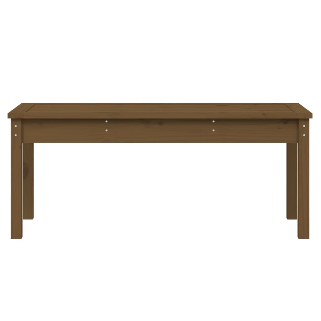 Panca da Giardino Miele 109x44x45 cm Legno Massello di Pino