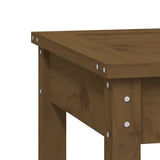 Panca Giardino 2 Posti Miele 159,5x44x45cm Legno Massello Pino