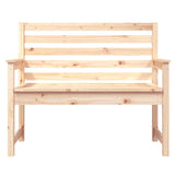 Panca da Giardino 109x48x91,5 cm in Legno Massello di Pino