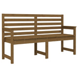 Panca da Giardino Miele 159,5x48x91,5 cm Legno Massello di Pino