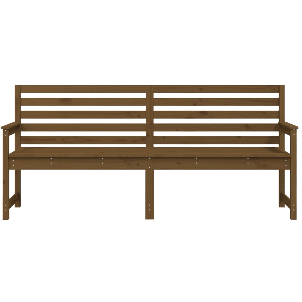 Panca da Giardino Miele 203,5x48x91,5 cm Legno Massello di Pino