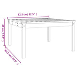 Tavolo da Giardino 82,5x82,5x45 cm in Legno Massello di Douglas