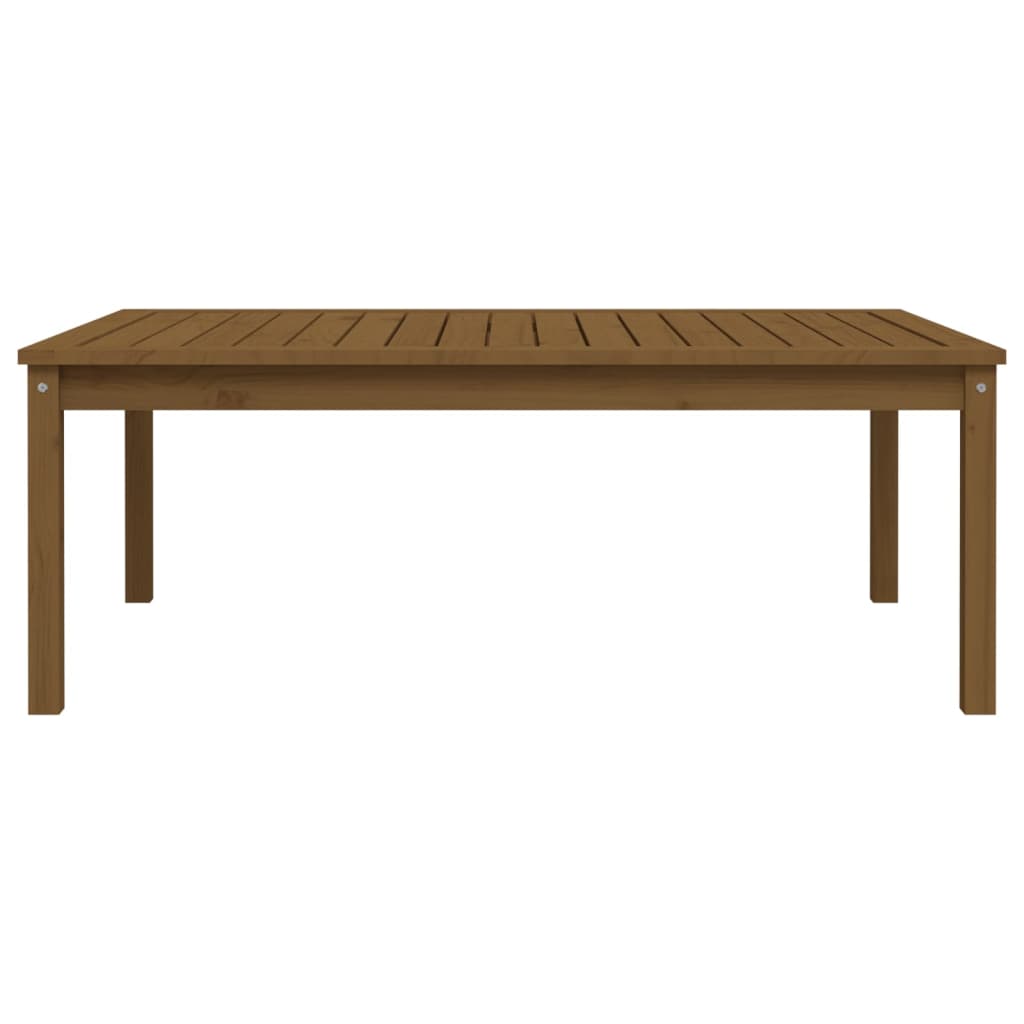 Tavolo da Giardino Miele 121x82,5x45 cm Legno Massello di Pino