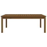 Tavolo da Giardino Miele 121x82,5x45 cm Legno Massello di Pino