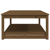 Tavolo da Giardino Miele 121x82,5x45 cm Legno Massello di Pino