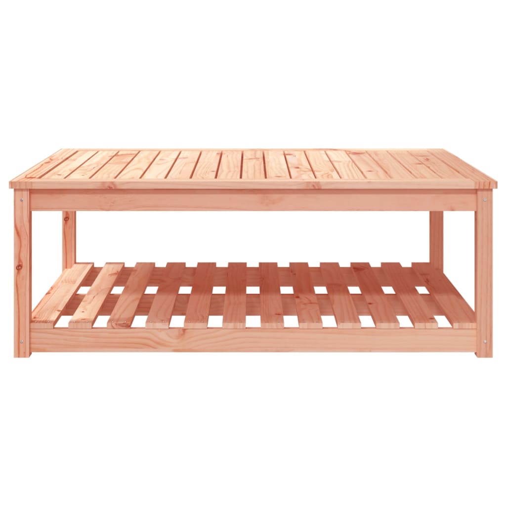 Tavolo da Giardino 121x82,5x45 cm in Legno Massello di Douglas