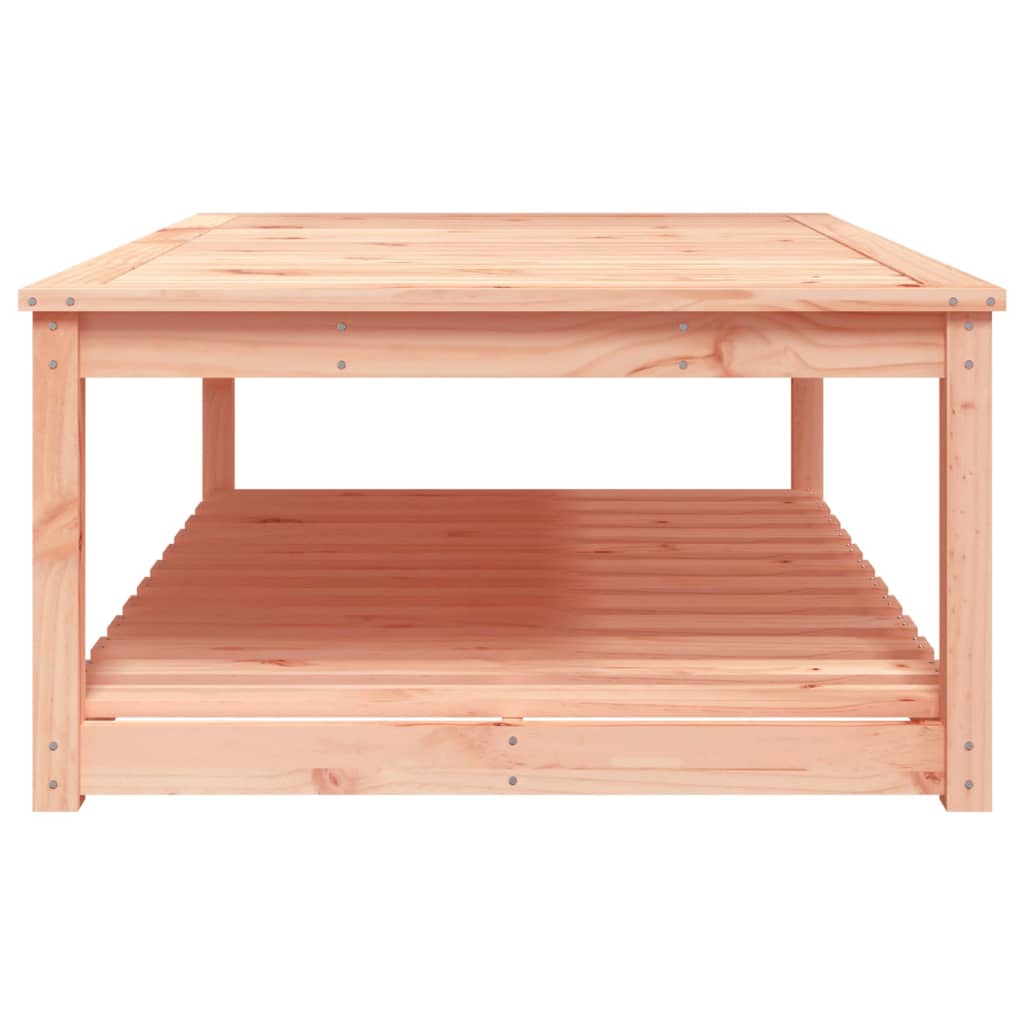 Tavolo da Giardino 121x82,5x45 cm in Legno Massello di Douglas