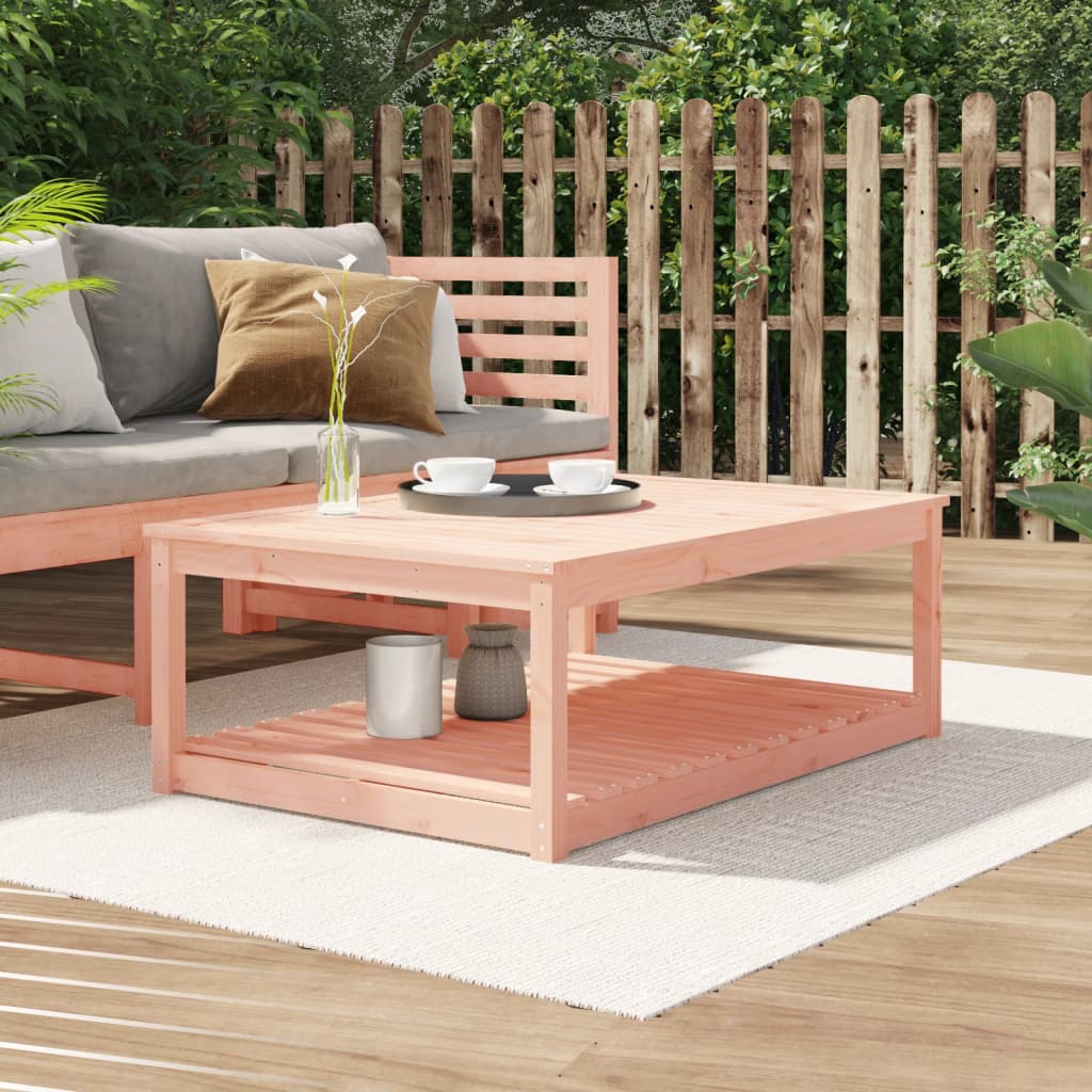 Tavolo da Giardino 121x82,5x45 cm in Legno Massello di Douglas