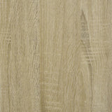 Scrivania Mensole Rovere Sonoma 102x45x148 cm Legno Multistrato