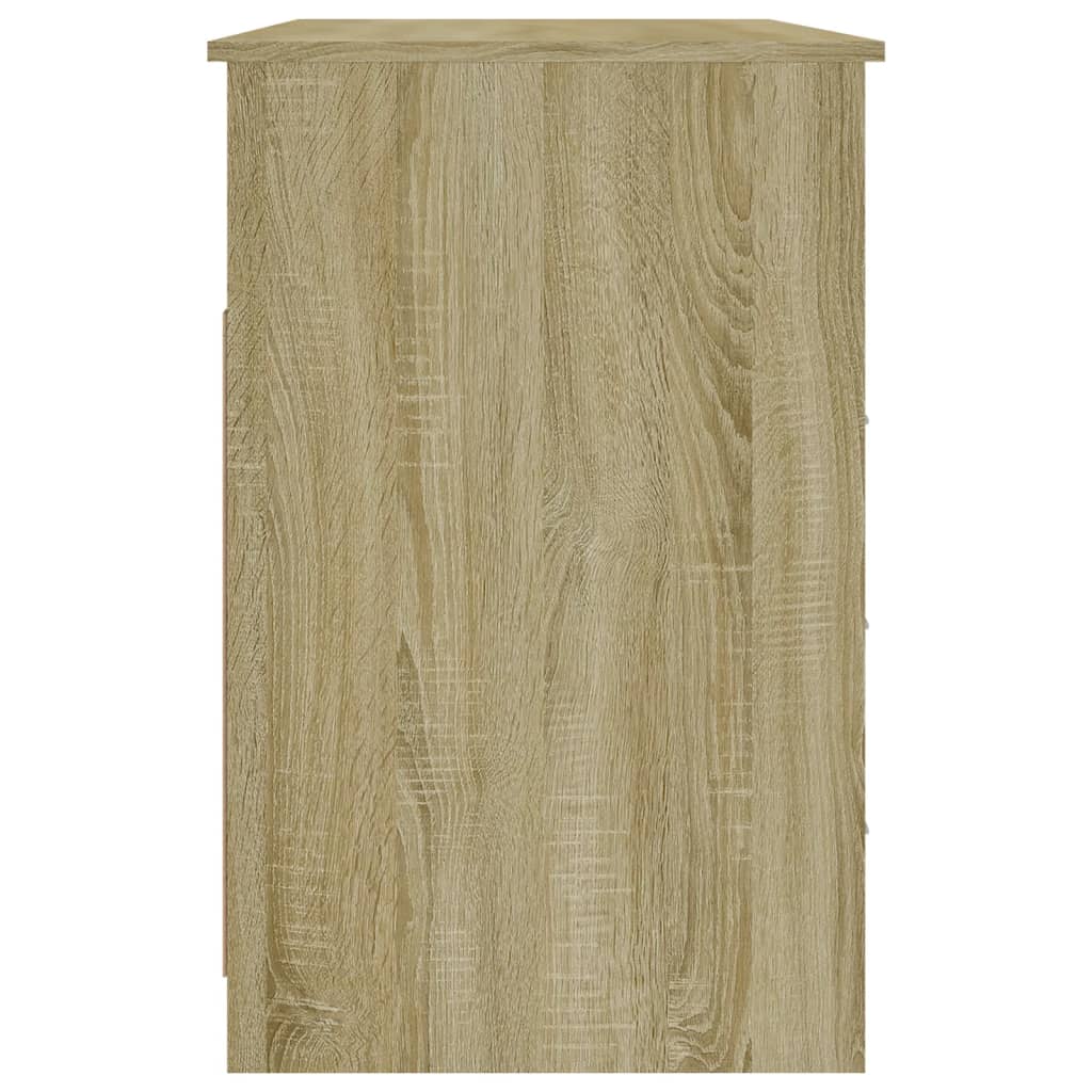 Scrivania Cassetti Rovere Sonoma 102x50x76 cm Legno Multistrato