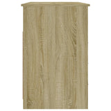 Scrivania Cassetti Rovere Sonoma 102x50x76 cm Legno Multistrato