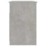 Scrivania Cassetti Grigio Cemento 102x50x76cm Legno Multistrato