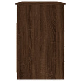 Scrivania Cassetti Rovere Marrone 102x50x76cm Legno Multistrato