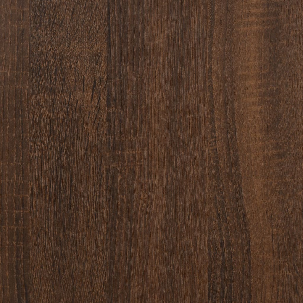 Scrivania Cassetti Rovere Marrone 102x50x76cm Legno Multistrato