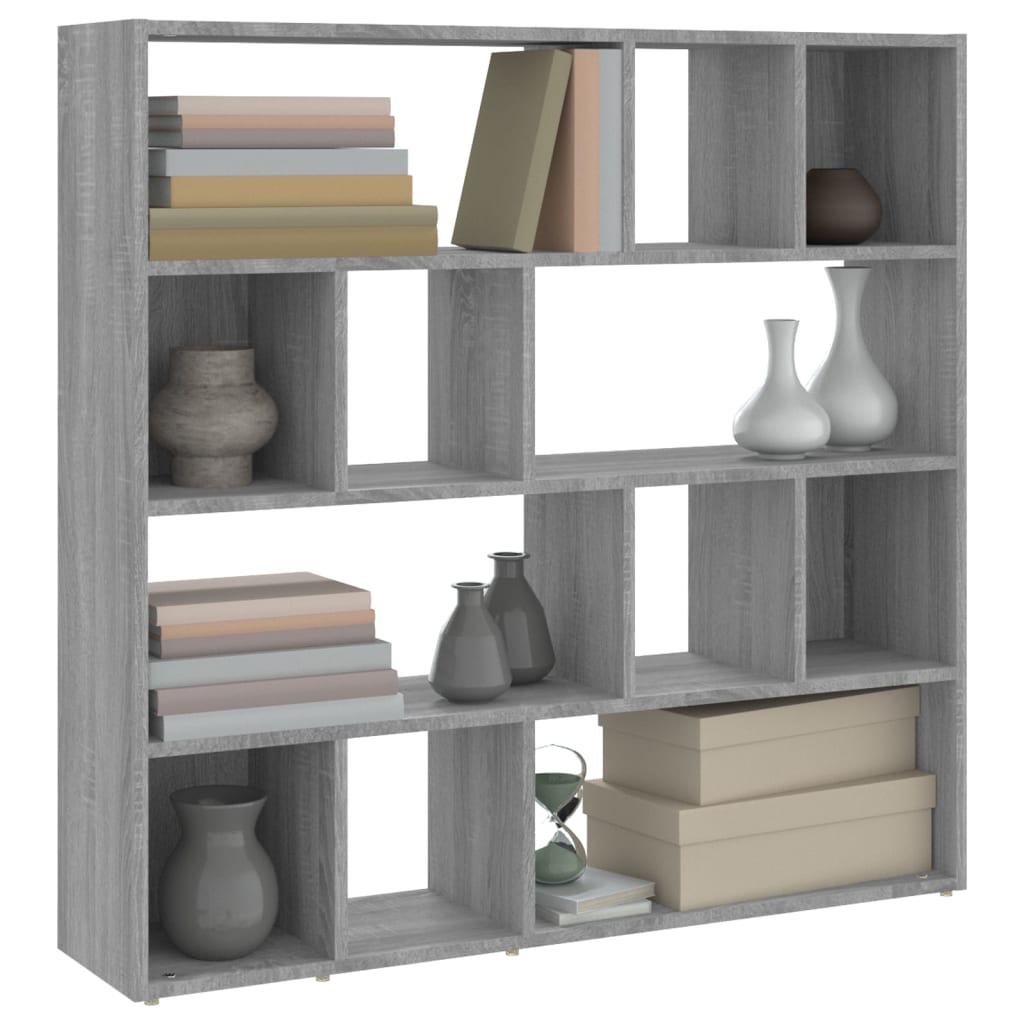 Libreria/Divisorio Grigio Sonoma 105x24x102 cm