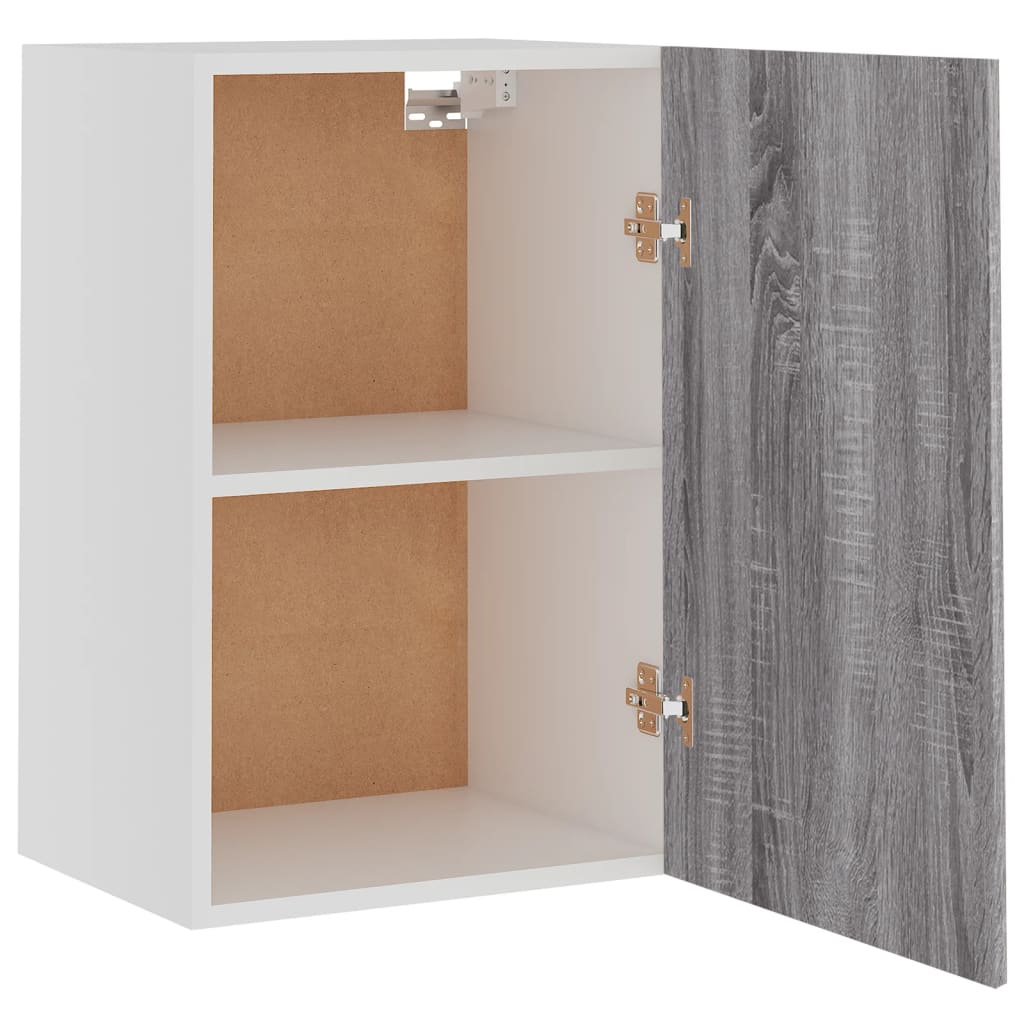 Mobile Pensile Grigio Sonoma 39,5x31x60 cm Legno Multistrato