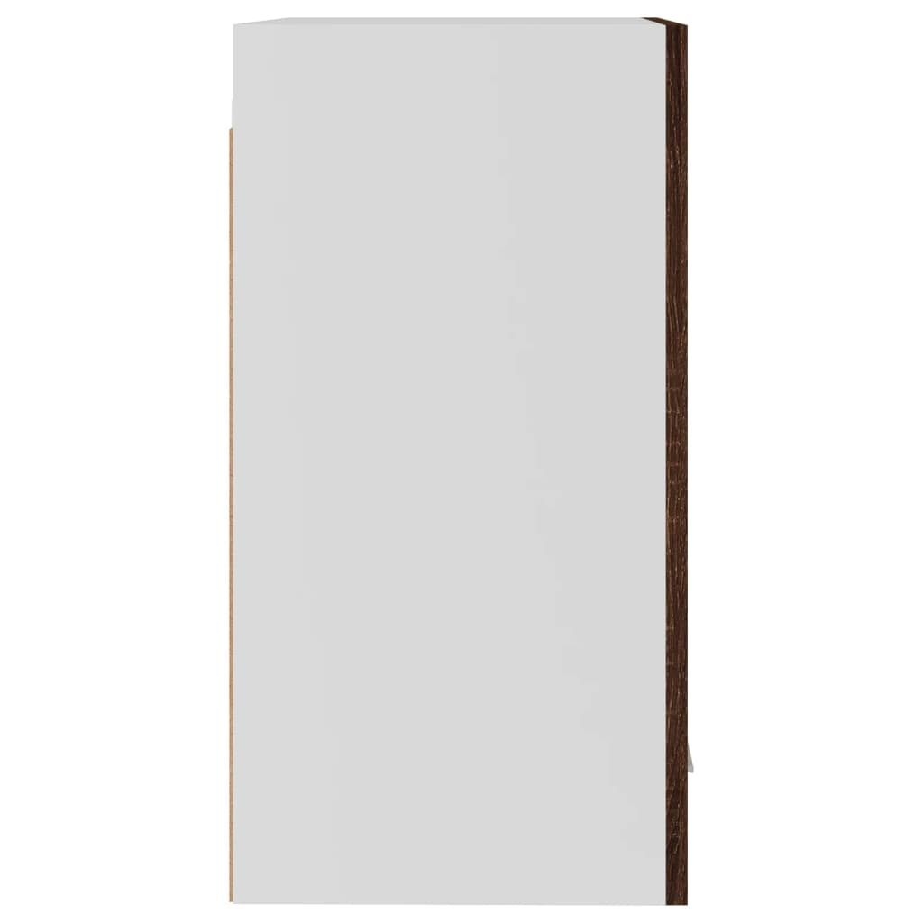 Mobile Pensile Rovere Marrone 39,5x31x60cm in Legno Multistrato