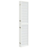 Divisorio Pieghevole 5 Pannelli Stile Giapponese 200x170 Bianco