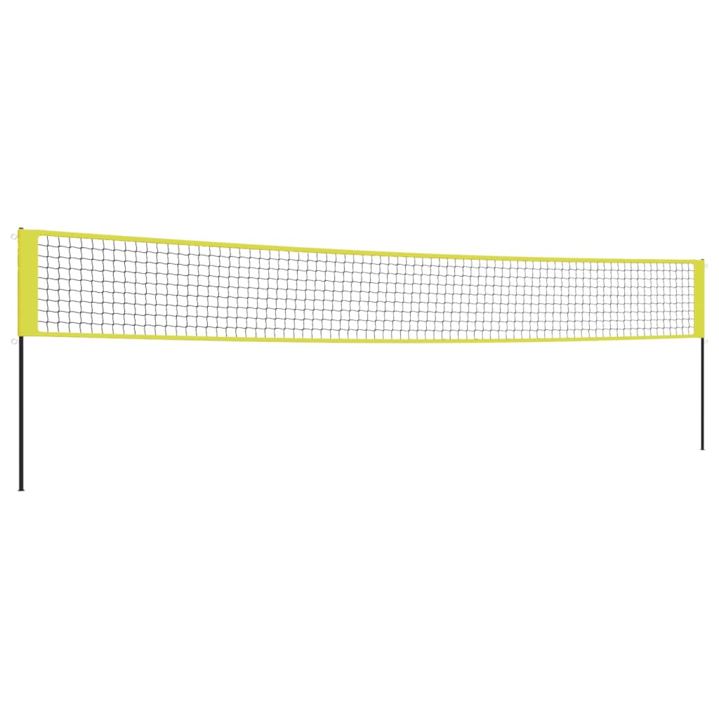 Rete da Pallavolo Gialla e Nera 823x244 cm Tessuto PE