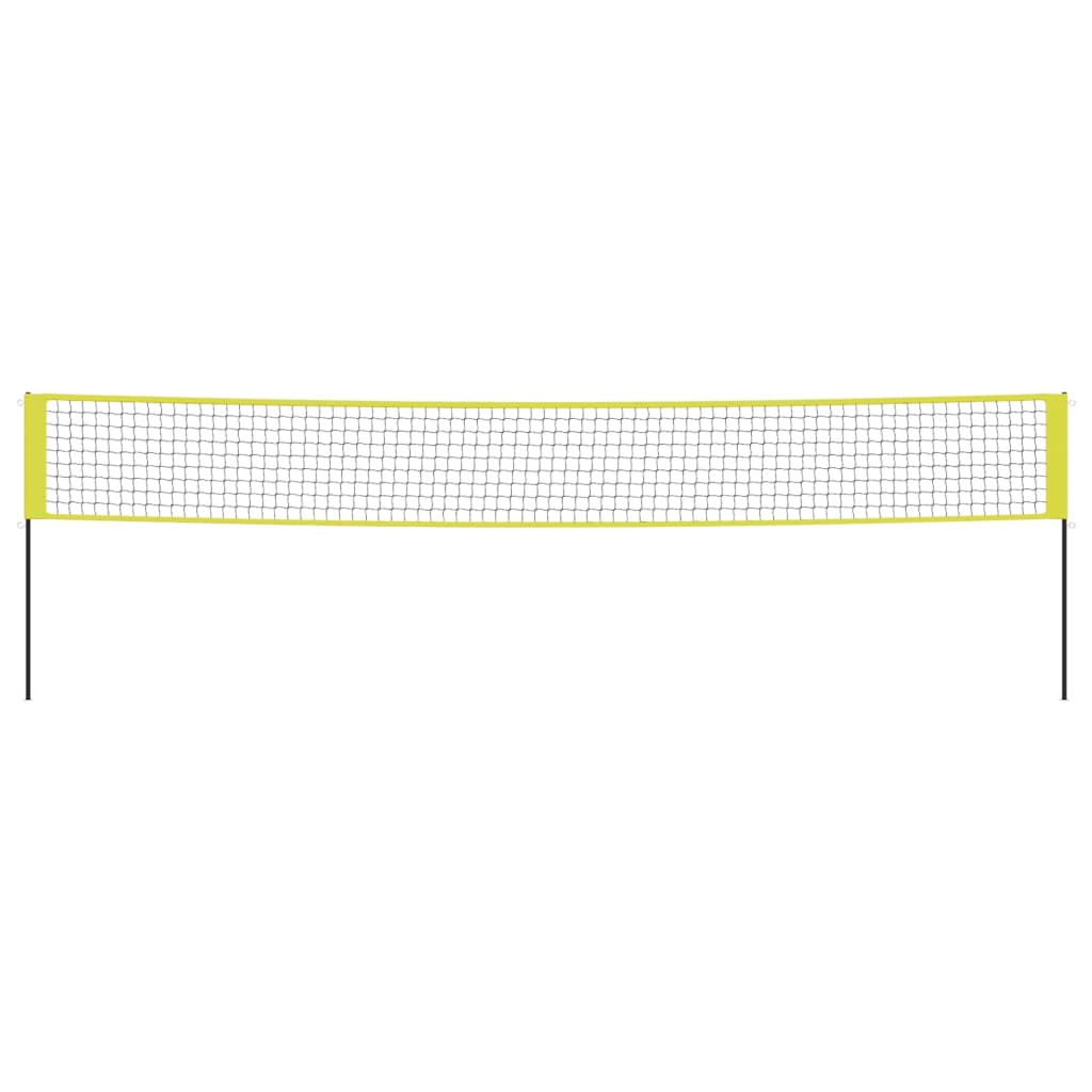 Rete da Pallavolo Gialla e Nera 823x244 cm Tessuto PE