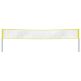 Rete da Pallavolo Gialla e Nera 823x244 cm Tessuto PE