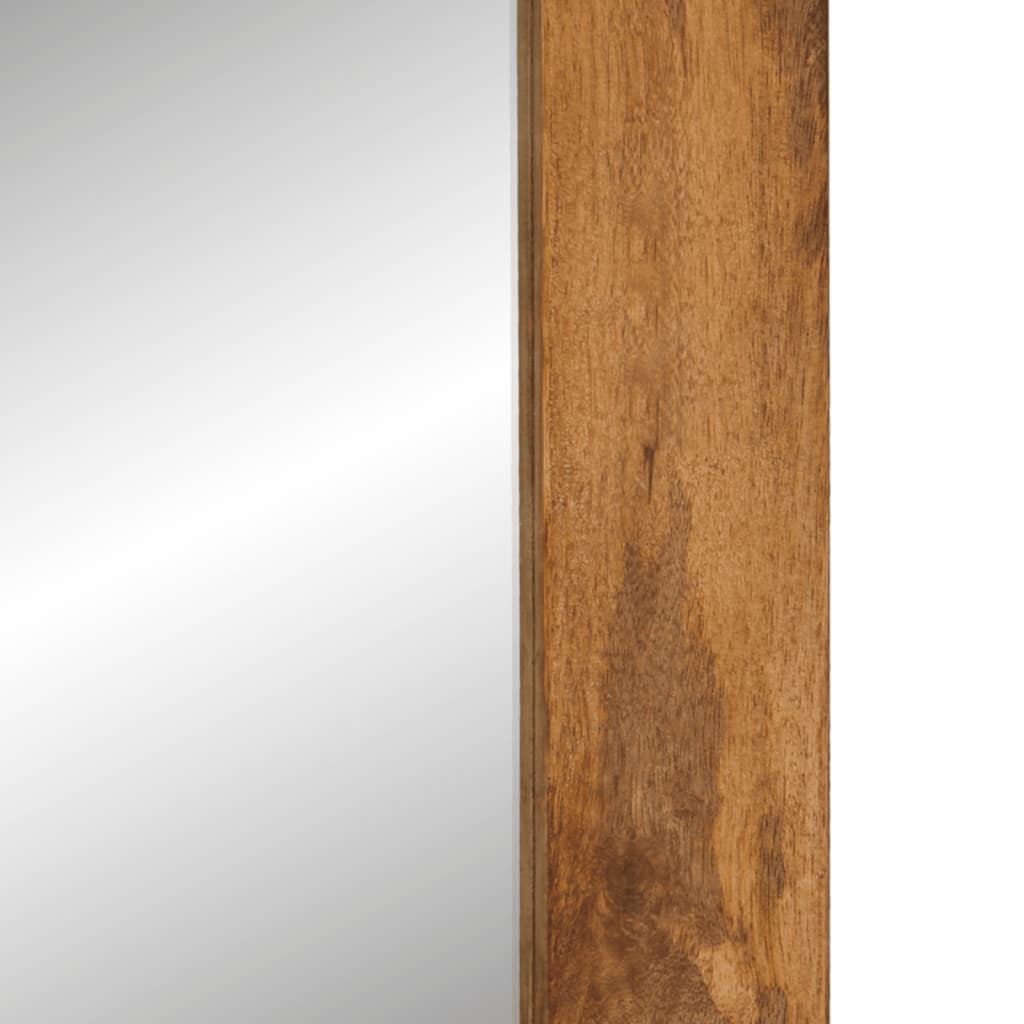 Specchio 70x50 cm in Legno Massello di Mango e Vetro