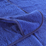 Asciugamani da Spiaggia 2pz Blu Reale 60x135 cm Tessuto 400 GSM