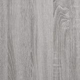 Armadio Grigio Sonoma 100x50x200 cm in Legno Multistrato