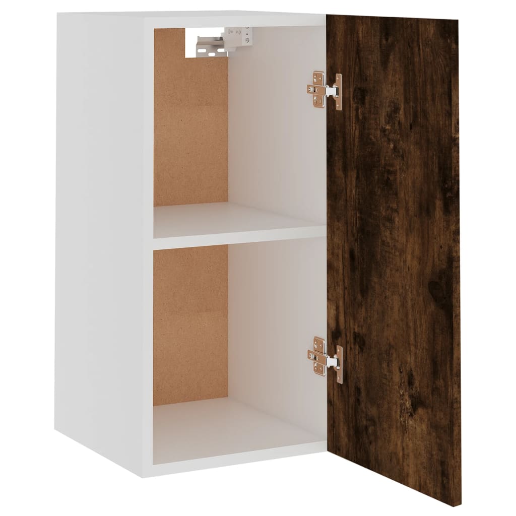 Mobile Pensile Rovere Fumo 29,5x31x60 cm in Legno Multistrato