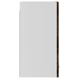 Mobile Pensile Rovere Fumo 29,5x31x60 cm in Legno Multistrato