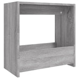 Tavolino Grigio Sonoma 50x26x50 cm in Legno Multistrato