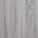 Comodino Grigio Sonoma 40x35x70 cm in Legno Multistrato