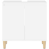 Mobile Lavabo Bianco 58x33x60 cm in Legno Multistrato