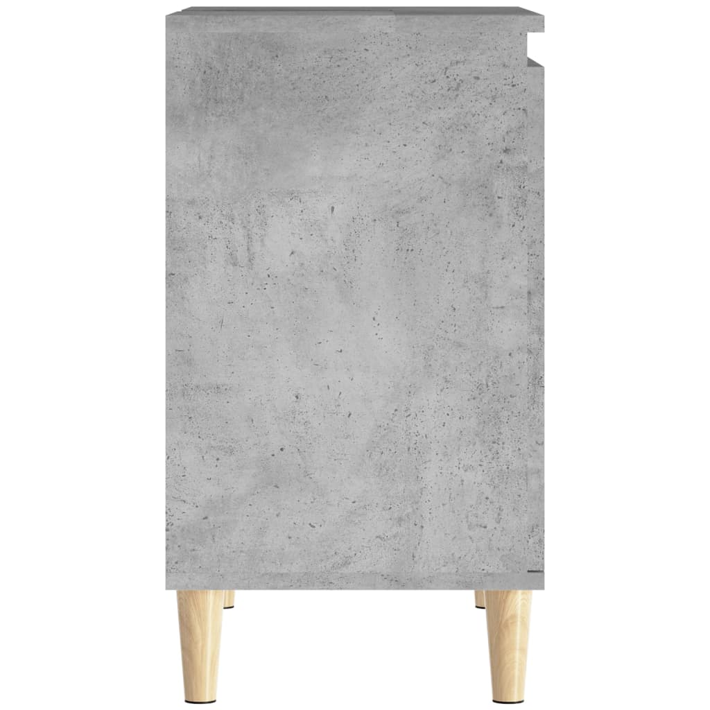 Mobile Lavabo Grigio Cemento 58x33x60 cm in Legno Multistrato