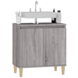 Mobile Lavabo Grigio Sonoma 58x33x60 cm in Legno Multistrato