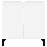 Mobile Lavabo Bianco 58x33x60 cm in Legno Multistrato