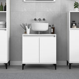 Mobile Lavabo Bianco 58x33x60 cm in Legno Multistrato