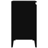 Mobile Lavabo Nero 58x33x60 cm in Legno Multistrato