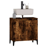 Mobile Lavabo Rovere Fumo 58x33x60 cm in Legno Multistrato