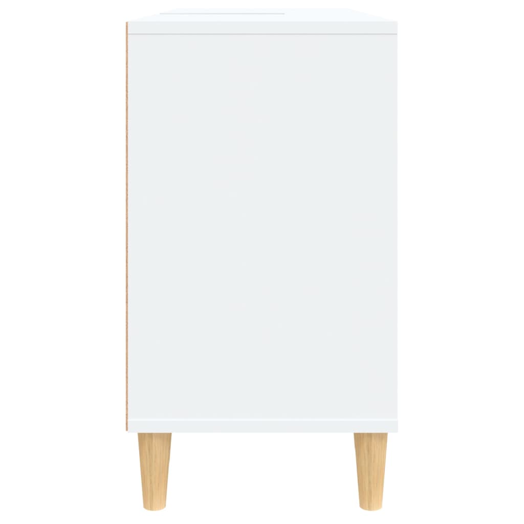 Mobile Lavabo Bianco 80x33x60 cm in Legno Multistrato