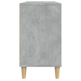 Mobile Lavabo Grigio Cemento 80x33x60 cm in Legno Multistrato