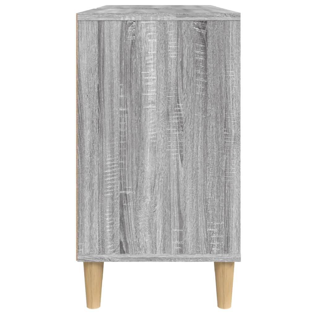 Mobile Lavabo Grigio Sonoma 80x33x60 cm in Legno Multistrato