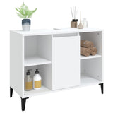 Mobile Lavabo Bianco 80x33x60 cm in Legno Multistrato