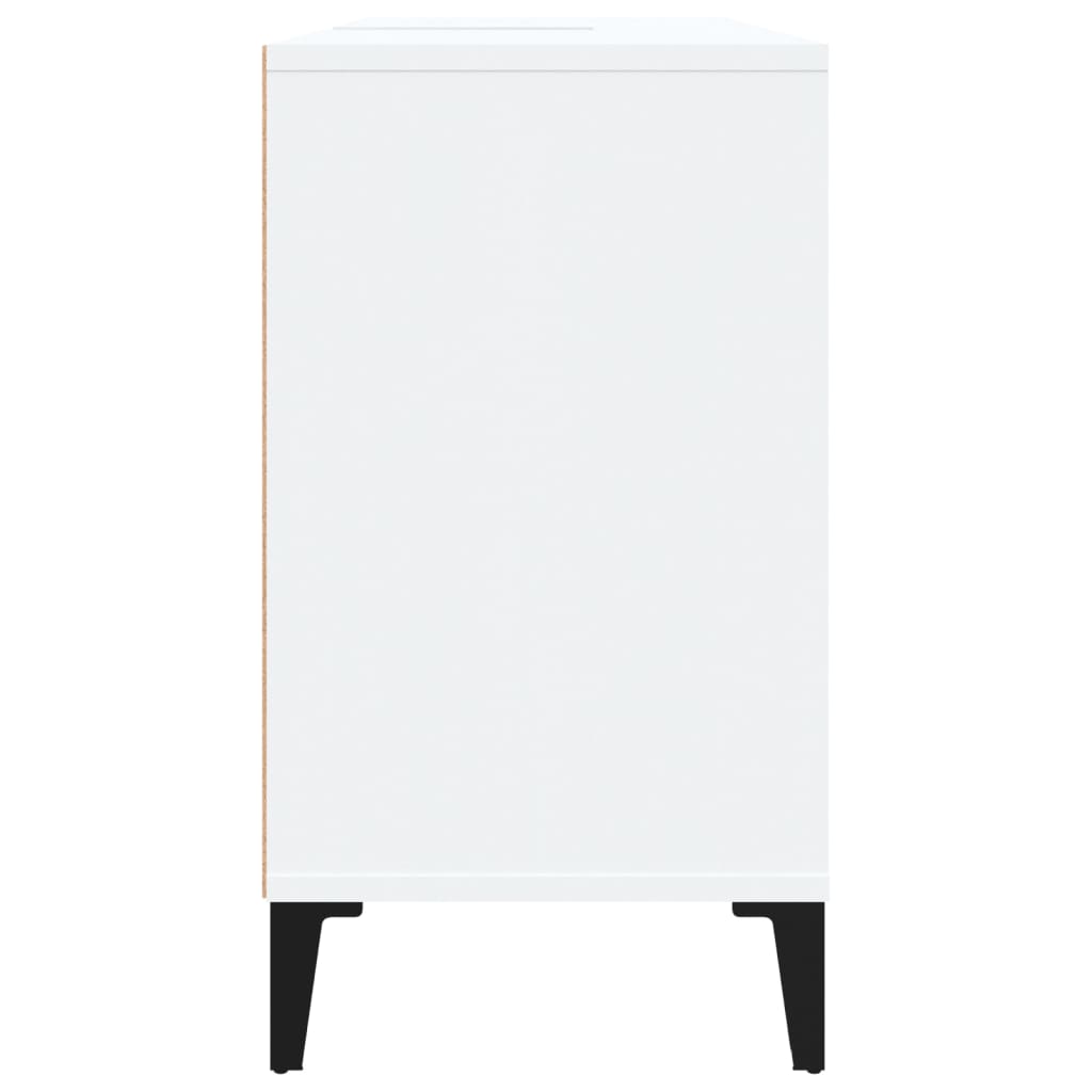 Mobile Lavabo Bianco 80x33x60 cm in Legno Multistrato