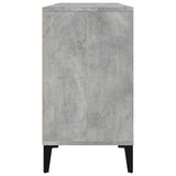 Mobile Lavabo Grigio Cemento 80x33x60 cm in Legno Multistrato