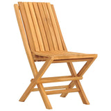 Sedie da Giardino Pieghevoli 4pz 47x47x89cm Legno Massello Teak