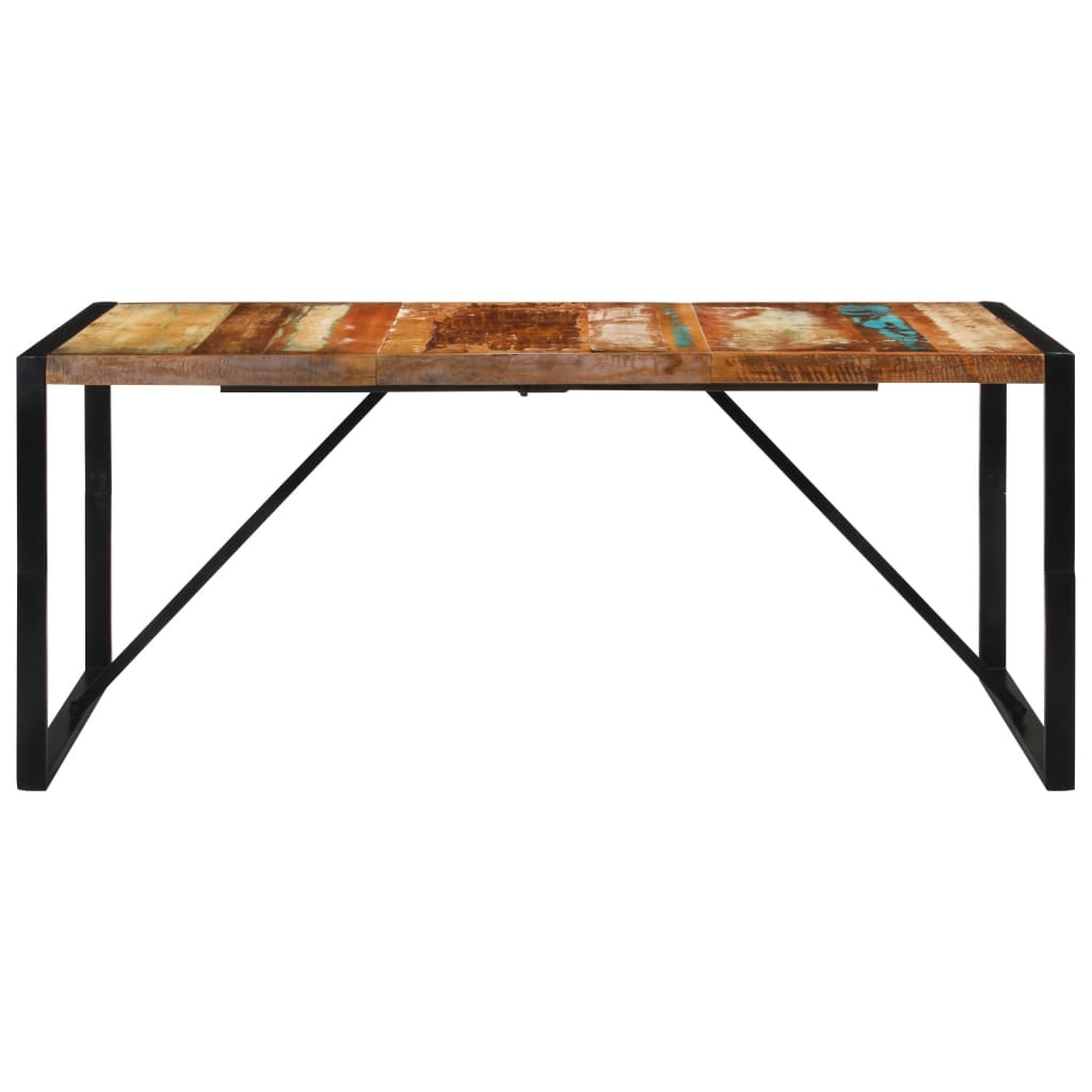 Tavolo da Pranzo 175x90x76 cm in Legno Massello di Recupero