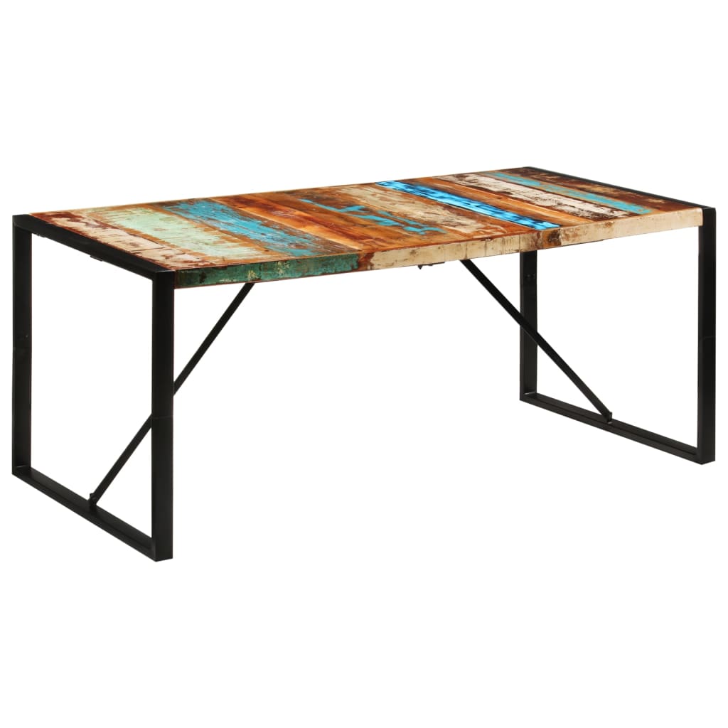 Tavolo da Pranzo 175x90x76 cm in Legno Massello di Recupero