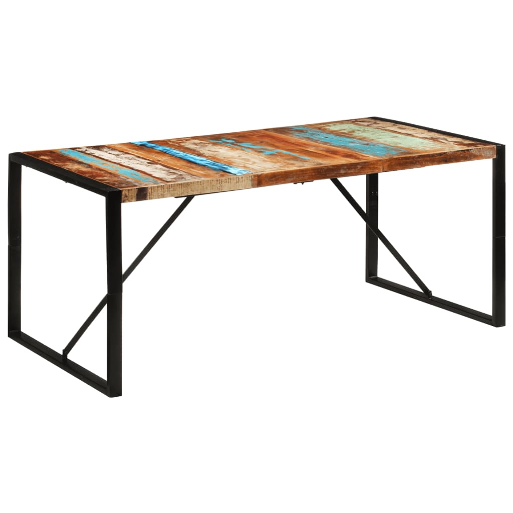 Tavolo da Pranzo 175x90x76 cm in Legno Massello di Recupero