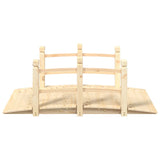 Ponte Giardino Ringhiere 150x67x56cm Legno Massello Abete Rosso